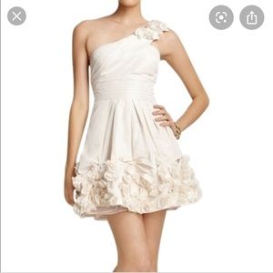 Bcbg cream dress